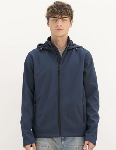 SOL-04447-Mens Race Softshell Hooded Jacket